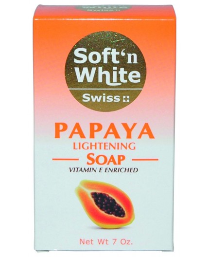 Soft ‘N’ White- Lightening savon Papaya