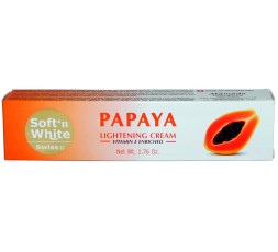 Soft ‘N’ White- lightening Cream Papaya SOFT N WHITE  CRÈME ÉCLAIRCISSANTE CORPS