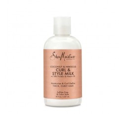 SHEA MOISTURE - COCONUT & HIBISCUS - Lait Capillaire Boucles & Brillance (Curl & Style Milk) - 237ml SHEA MOISTURE Accueil