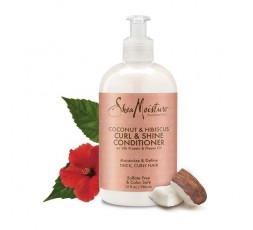 SHEA MOISTURE - COCONUT & HIBISCUS - Après-Shampoing Boucles & Brillance (Curl & Shine Conditioner) - 384ml SHEA MOISTURE Acc...