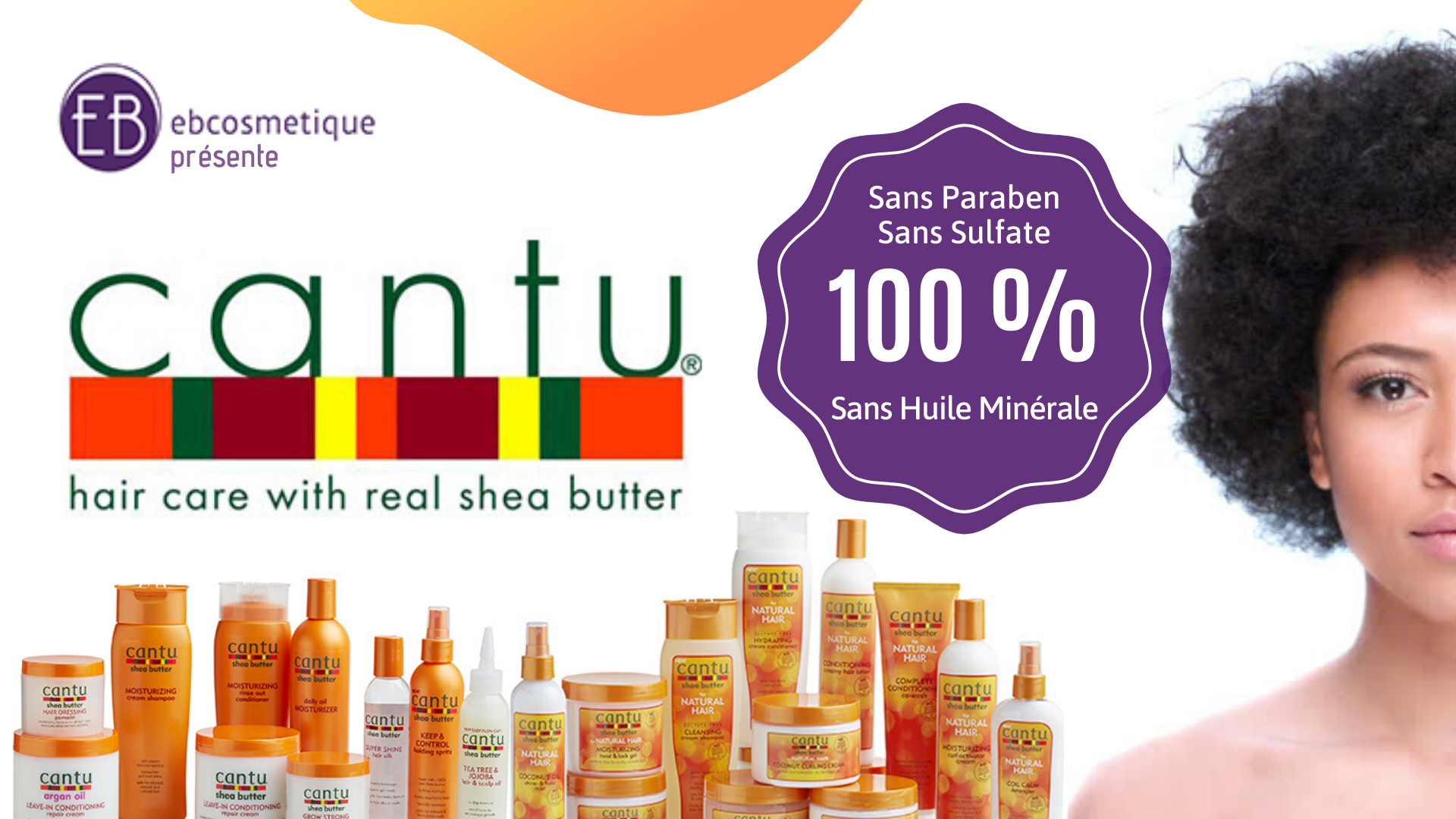 fiche produit ebcosmetique cantu shea butter natural hair conditioning creamy hair lotion